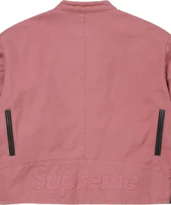 Supreme-Vanson-Cotton-Pink-Jackets