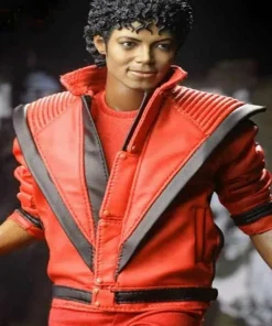 Michael-Jackson-Thriller-Red-Leather-Jacket