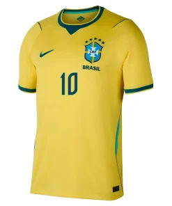 Brazil Neymar Jr. Home Stadium Jerseys