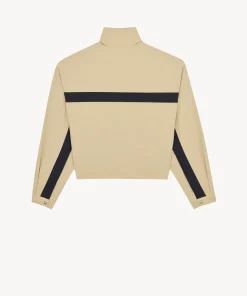 Saint-Laurent-Windbreaker-Jacket-Beige