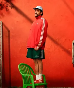 Bad-Bunny-Adidas-Red-Jacket