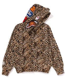 Bape-Wild-Leopard-Pattern-Milo-Shark-Full-Zip-Leopard-Hoodie
