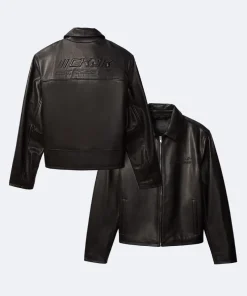 Jungkook-x-Calvin-Klein-Black-Leather-Jacket