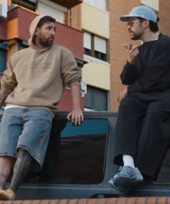 Messi-Backyard-Legends-Bad-Bunny-Adidas-Hoodie-Brown