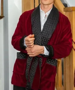 Roselli-Smoking-Velvet-Belted-Jacket-For-Men-And-Women