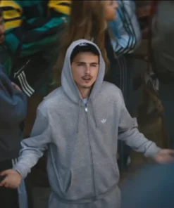 Timothee-Chalamet-Backyard-Legends-Adidas-Grey-Hoodie