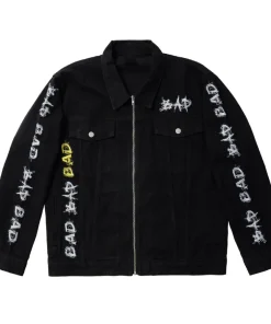 Xxxtentacion-Bad-Patch-Denim-Black-Jacket