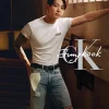 Calvin-Klein-Jungkook-Logo-White-T-Shirt