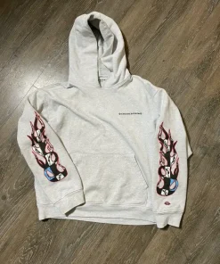 Chrome-Hearts-Grey-Matty-Boy-Brain-Hoodie