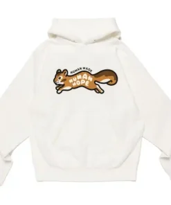 BTS-J-Hope-x-Human-Made-White-Hoodie