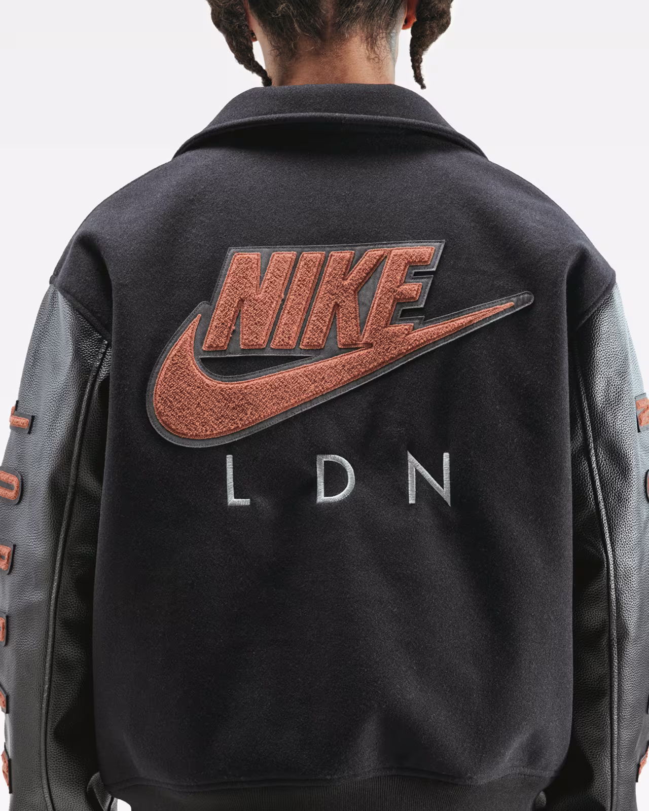 Jordan-London-Flight-Varsity-black-Jacket